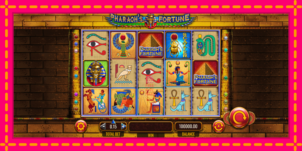 Automat Pharaohs Fortune z jasną grafiką, zdjęcie 2