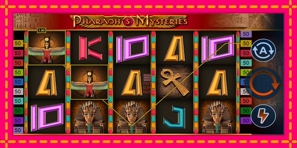 Automat Pharaohs Mysteries z jasną grafiką, zdjęcie 3