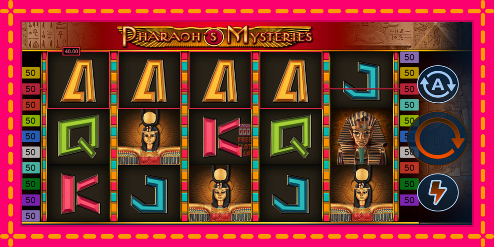 Automat Pharaohs Mysteries z jasną grafiką, zdjęcie 4