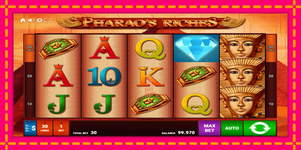 Automat Pharaos Riches z jasną grafiką, zdjęcie 1