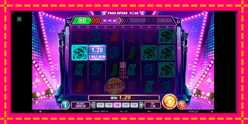 Automat Piggy Blitz Disco Gold z jasną grafiką, zdjęcie 3