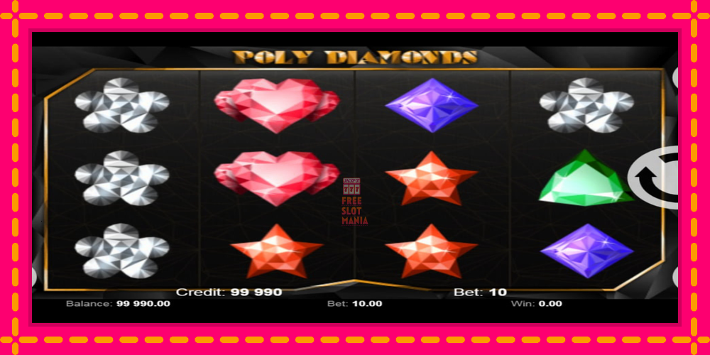 Automat Poly Diamonds z jasną grafiką, zdjęcie 1