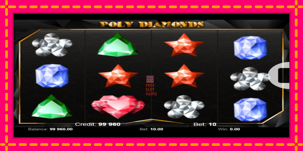 Automat Poly Diamonds z jasną grafiką, zdjęcie 2