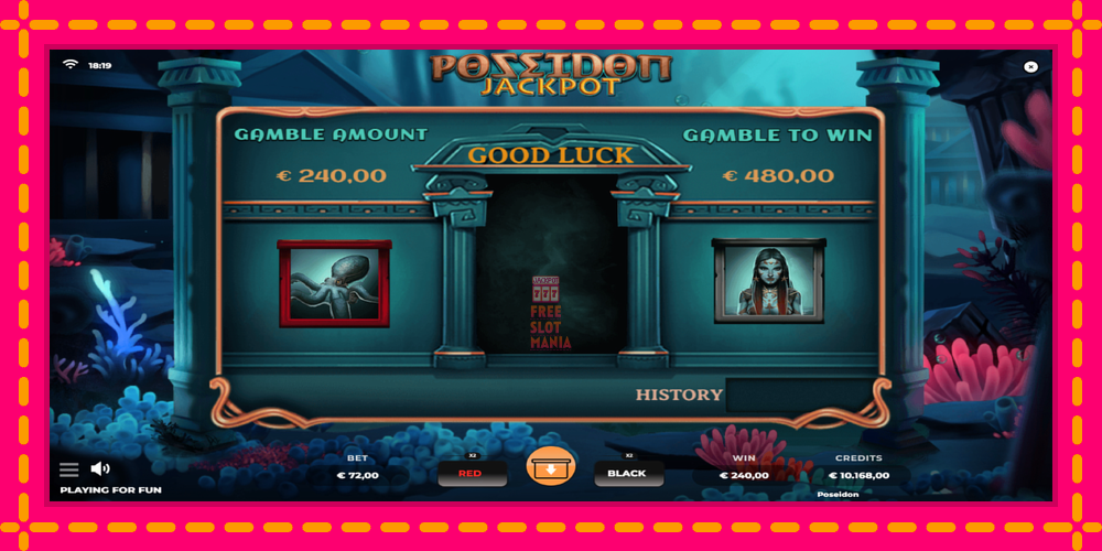 Automat Poseidon Jackpot z jasną grafiką, zdjęcie 3