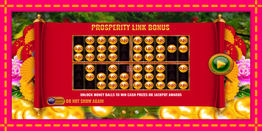 Automat Prosperity Link - Cai Yun Heng Tong z jasną grafiką, zdjęcie 2