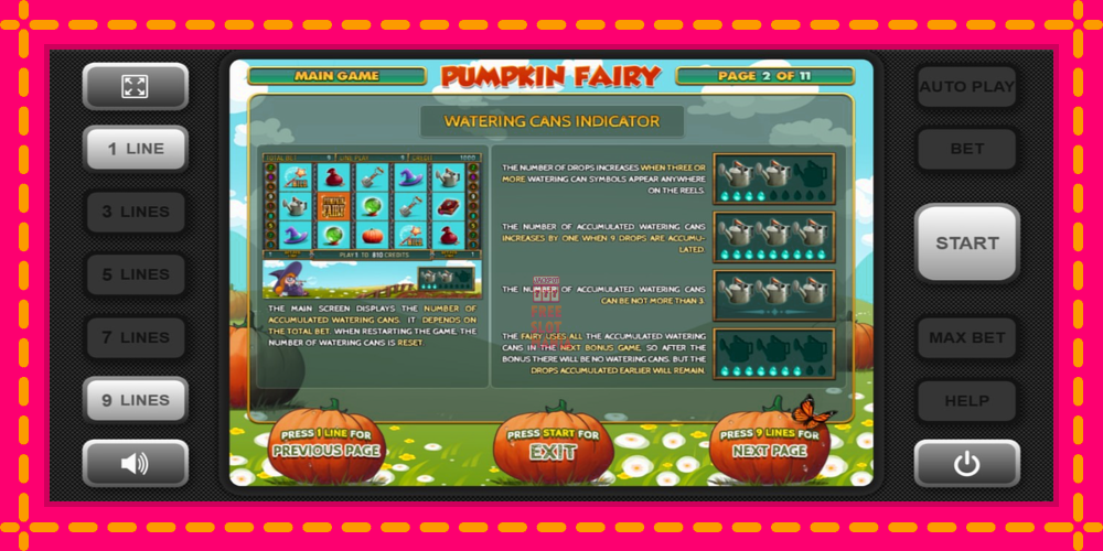 Automat Pumpkin Fairy z jasną grafiką, zdjęcie 5