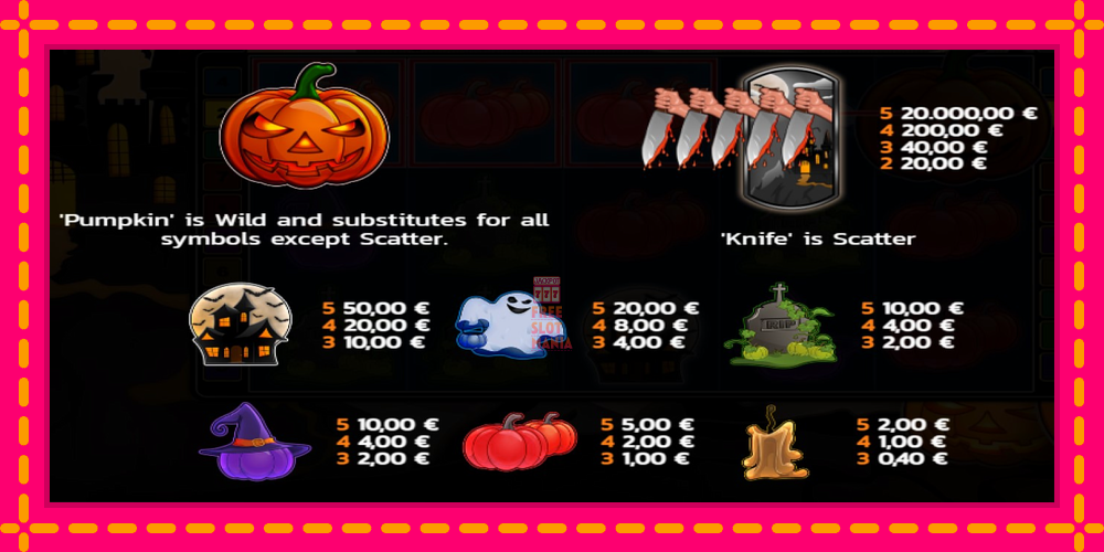 Automat Pumpkin Horror z jasną grafiką, zdjęcie 4