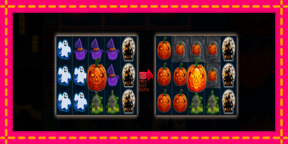 Automat Pumpkin Horror z jasną grafiką, zdjęcie 5