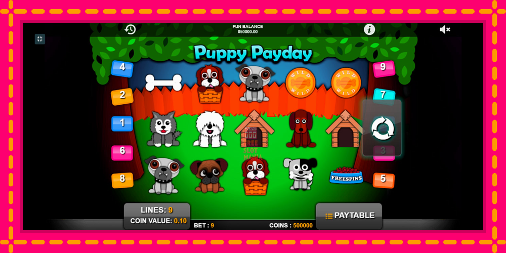 Automat Puppy Payday z jasną grafiką, zdjęcie 1