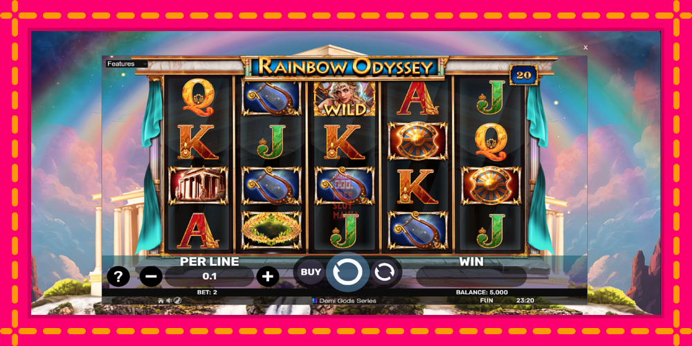 Automat Rainbow Odyssey z jasną grafiką, zdjęcie 2