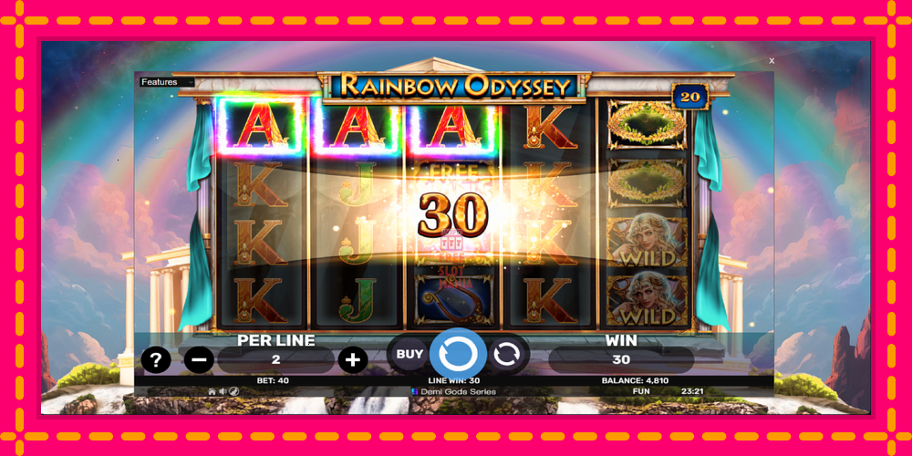 Automat Rainbow Odyssey z jasną grafiką, zdjęcie 4