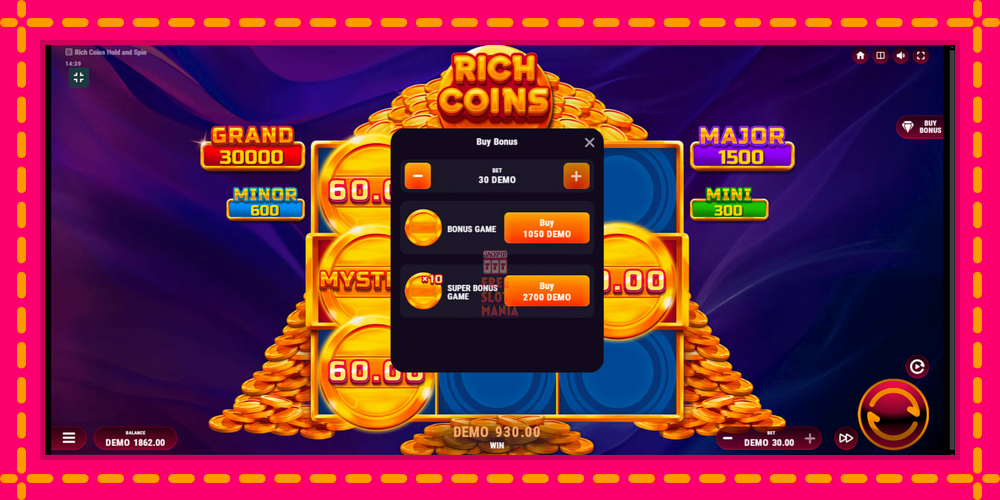 Automat Rich Coins Hold and Spin z jasną grafiką, zdjęcie 7