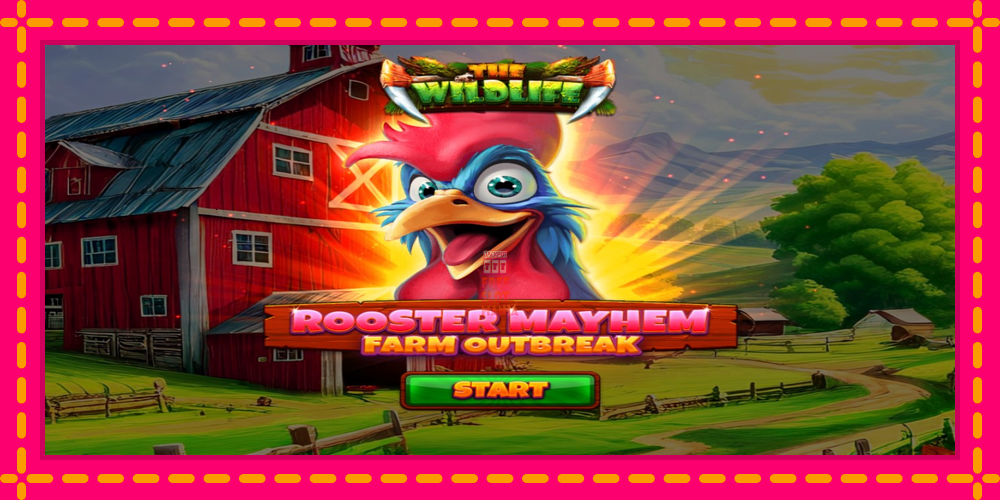 Automat Rooster Mayhem Farm Outbreak z jasną grafiką, zdjęcie 1