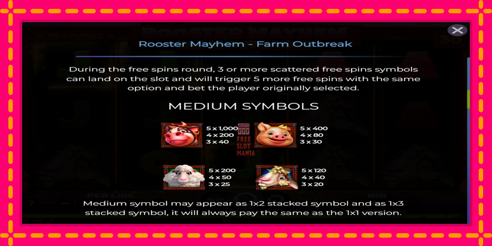 Automat Rooster Mayhem Farm Outbreak z jasną grafiką, zdjęcie 5