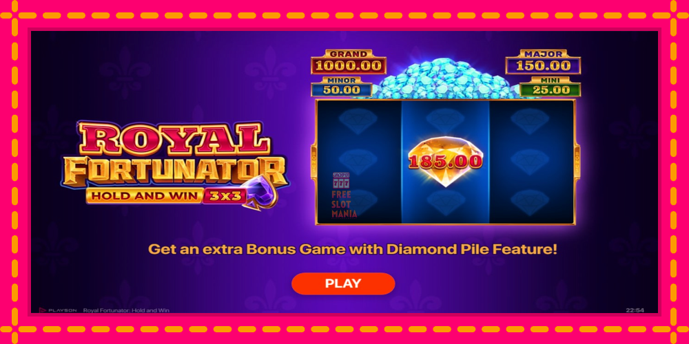 Automat Royal Fortunator: Hold and Win z jasną grafiką, zdjęcie 1