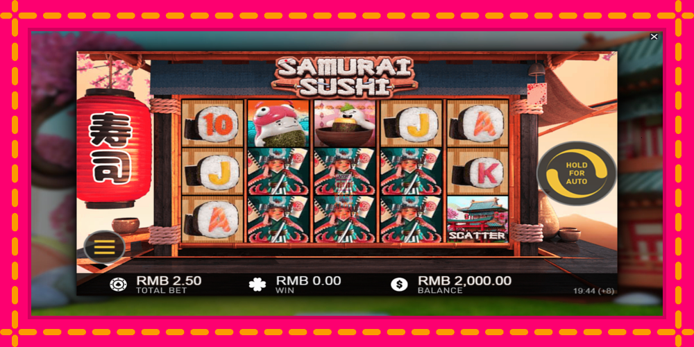 Automat Samurai Sushi z jasną grafiką, zdjęcie 2