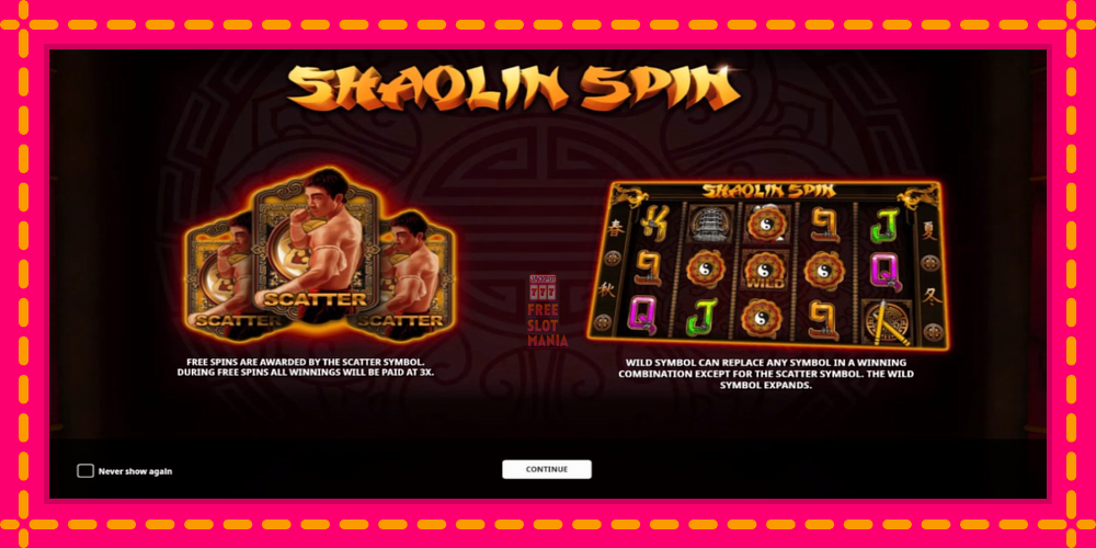 Automat Shaolin Spin z jasną grafiką, zdjęcie 1