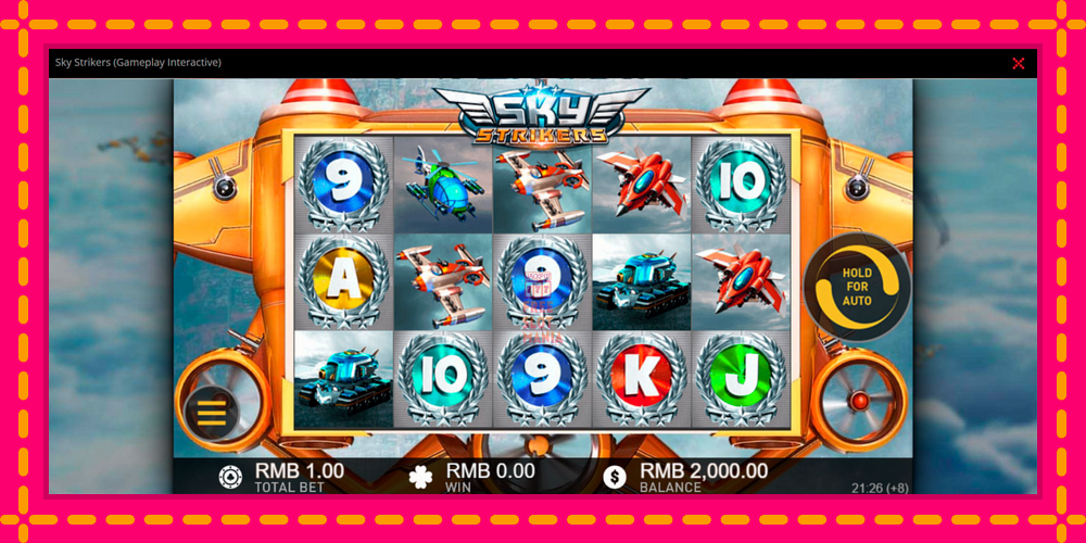 Automat Sky Strikers z jasną grafiką, zdjęcie 1