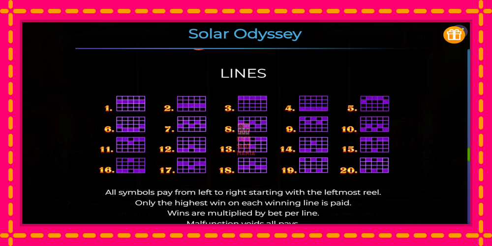 Automat Solar Odyssey z jasną grafiką, zdjęcie 7