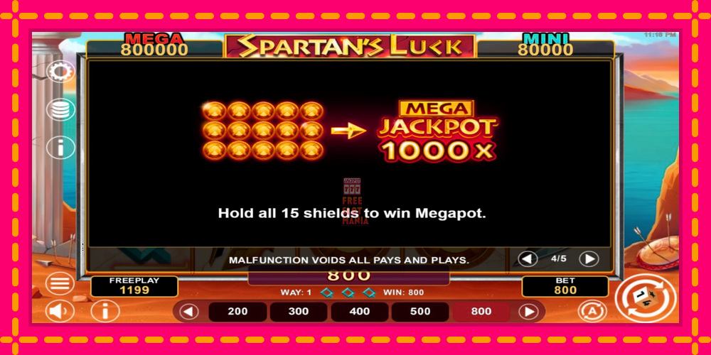 Automat Spartans Luck Hold & Win z jasną grafiką, zdjęcie 7