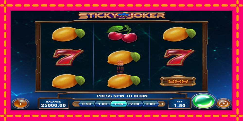 Automat Sticky Joker z jasną grafiką, zdjęcie 1