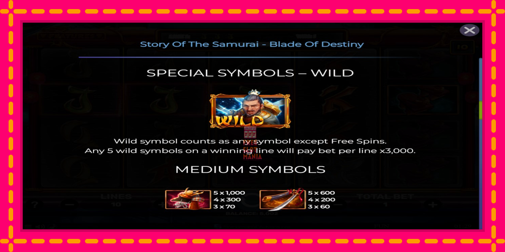 Automat Story of the Samuari: Blade of Destiny z jasną grafiką, zdjęcie 5