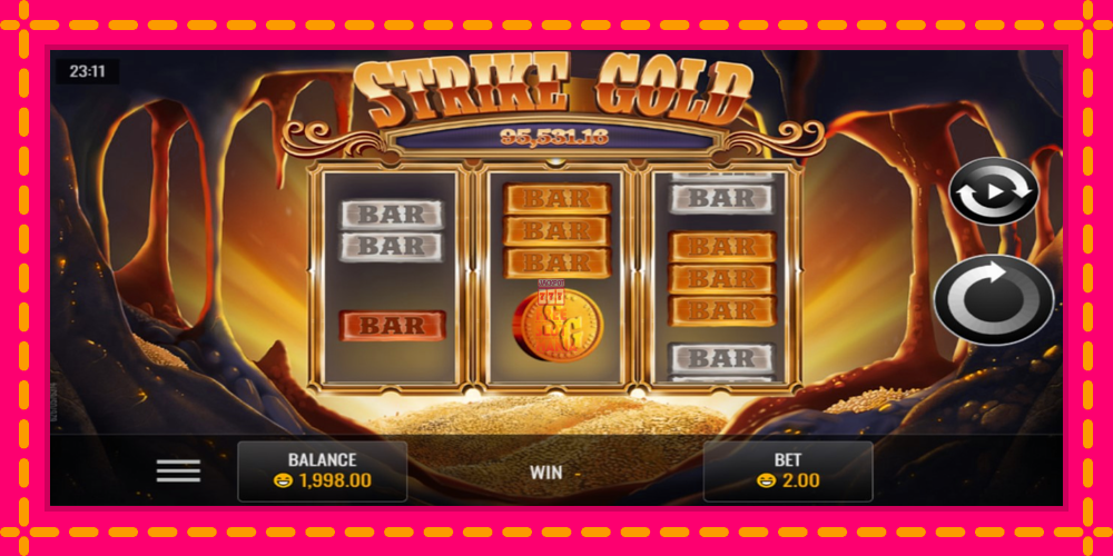 Automat Strike Gold z jasną grafiką, zdjęcie 1