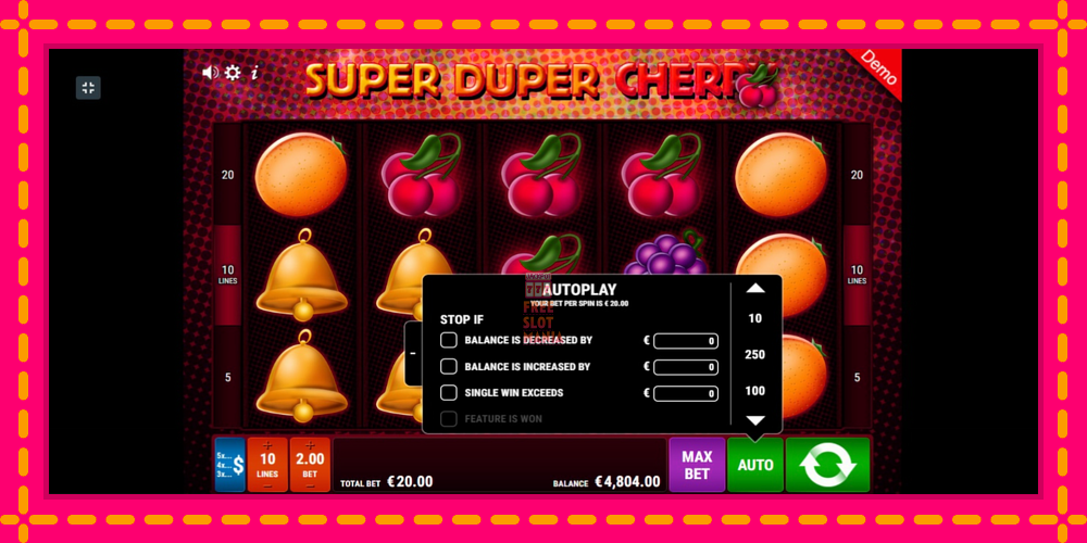 Automat Super Duper Cherry z jasną grafiką, zdjęcie 5