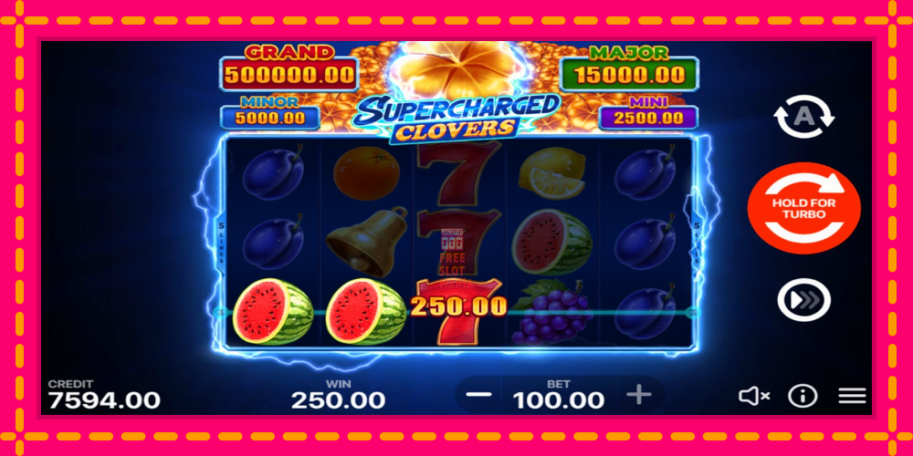 Automat Supercharged Clovers: Hold and Win z jasną grafiką, zdjęcie 5