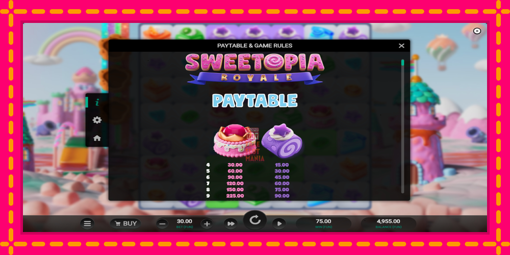 Automat Sweetopia Royale z jasną grafiką, zdjęcie 5