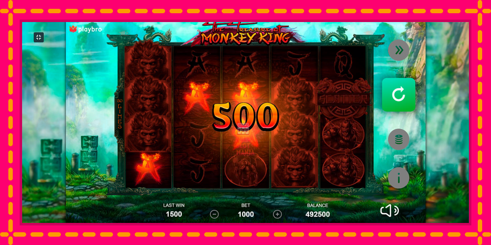 Automat The Monkey King z jasną grafiką, zdjęcie 3