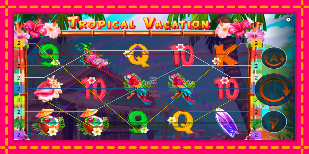 Automat Tropical Vacation z jasną grafiką, zdjęcie 1