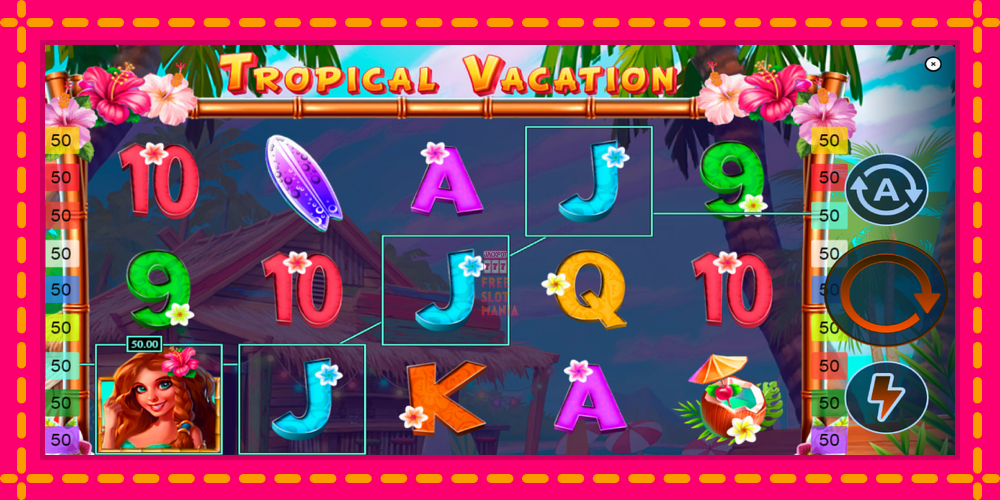 Automat Tropical Vacation z jasną grafiką, zdjęcie 3