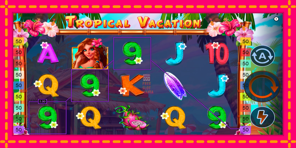 Automat Tropical Vacation z jasną grafiką, zdjęcie 4