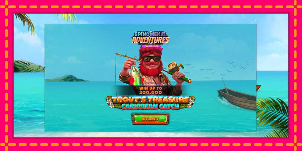 Automat Trouts Treasure Caribbean Catch z jasną grafiką, zdjęcie 1