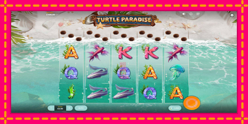 Automat Turtle Paradise z jasną grafiką, zdjęcie 2