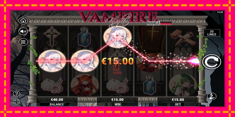 Automat Vampire Night z jasną grafiką, zdjęcie 3