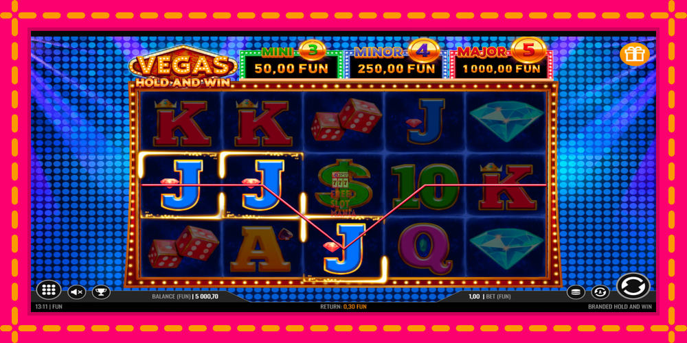 Automat Vegas Hold and Win z jasną grafiką, zdjęcie 3