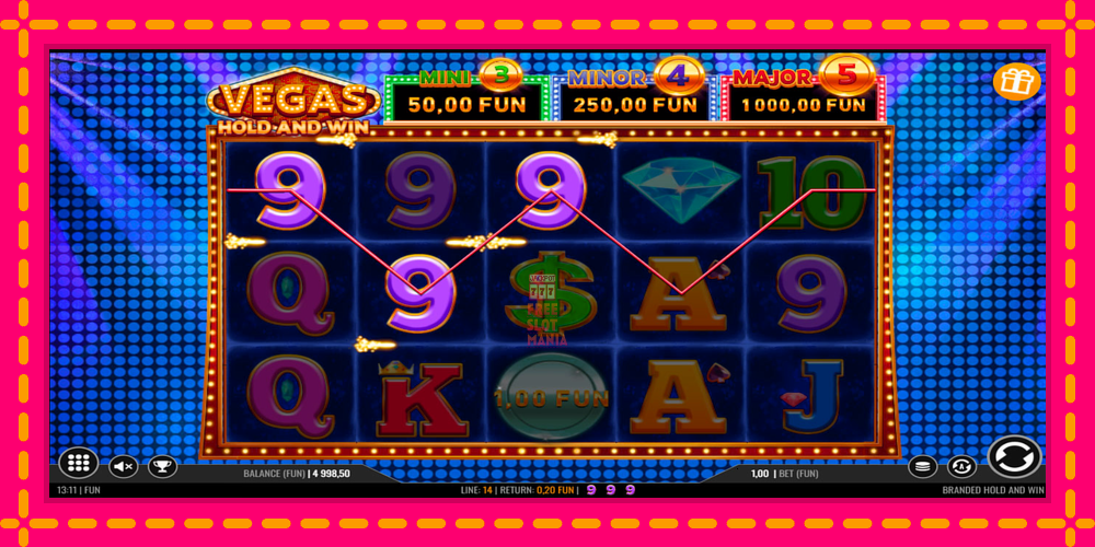 Automat Vegas Hold and Win z jasną grafiką, zdjęcie 4