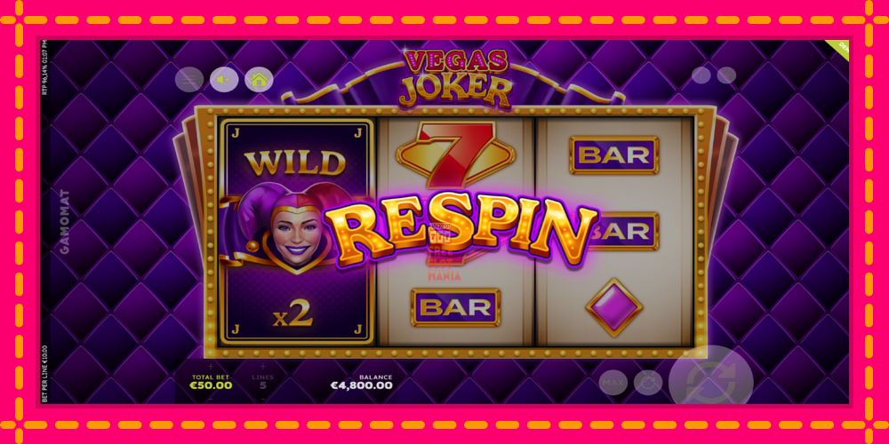 Automat Vegas Joker z jasną grafiką, zdjęcie 3