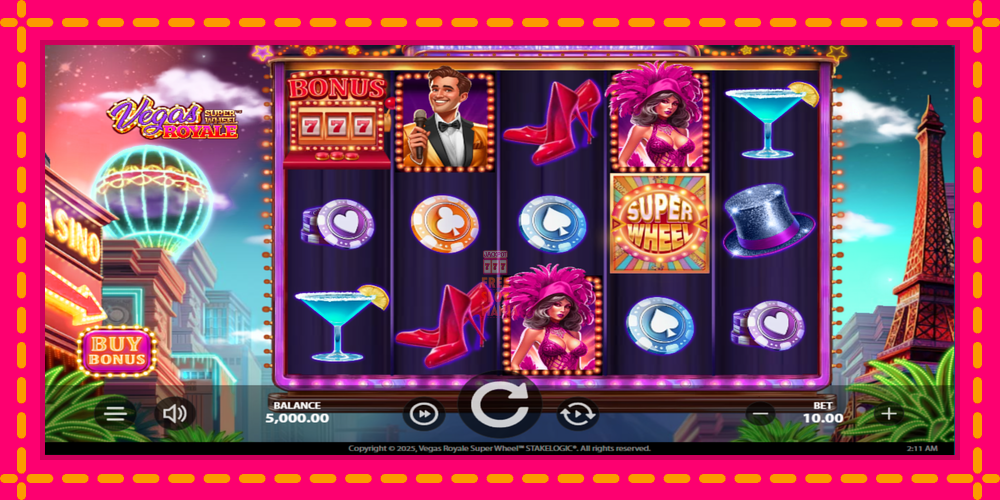 Automat Vegas Royale Super Wheel z jasną grafiką, zdjęcie 2