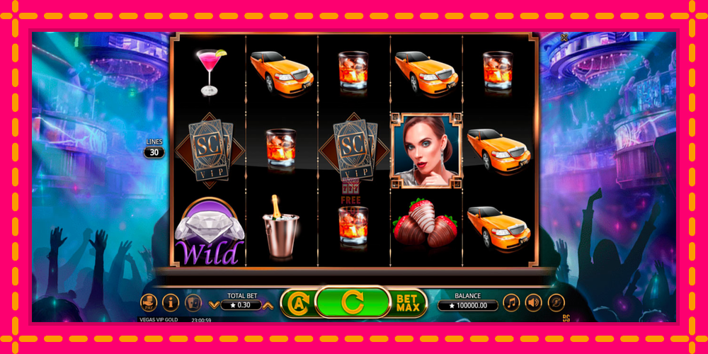 Automat Vegas VIP Gold z jasną grafiką, zdjęcie 1