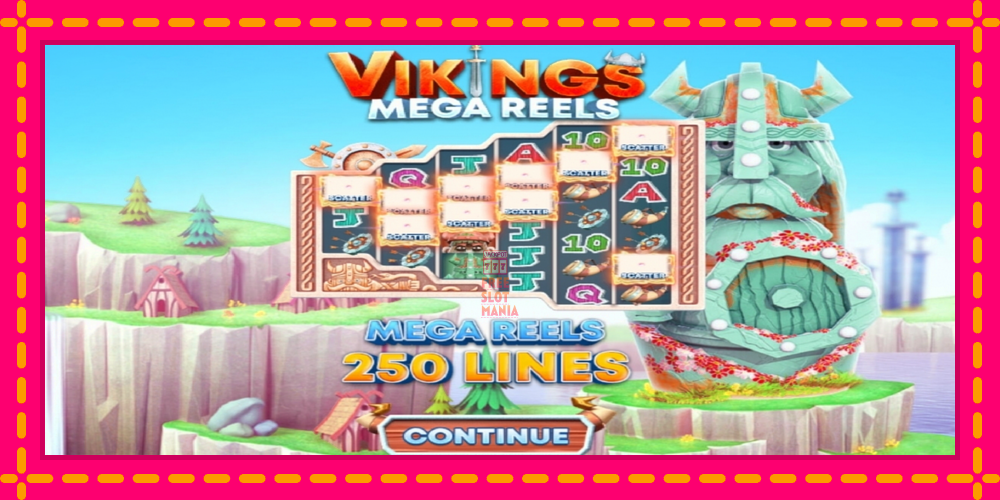 Automat Vikings Mega Reels z jasną grafiką, zdjęcie 1