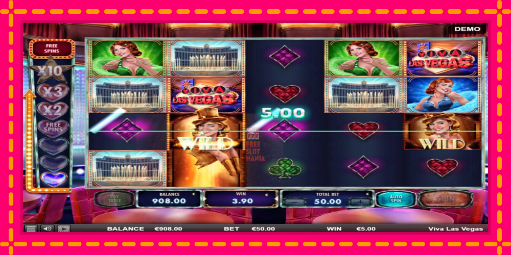 Automat Viva las Vegas z jasną grafiką, zdjęcie 3