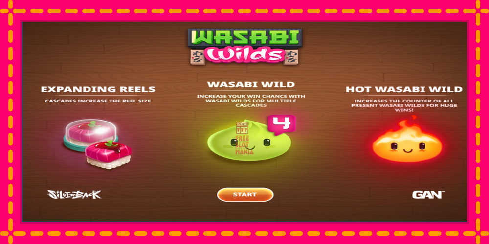 Automat Wasabi Wilds z jasną grafiką, zdjęcie 4