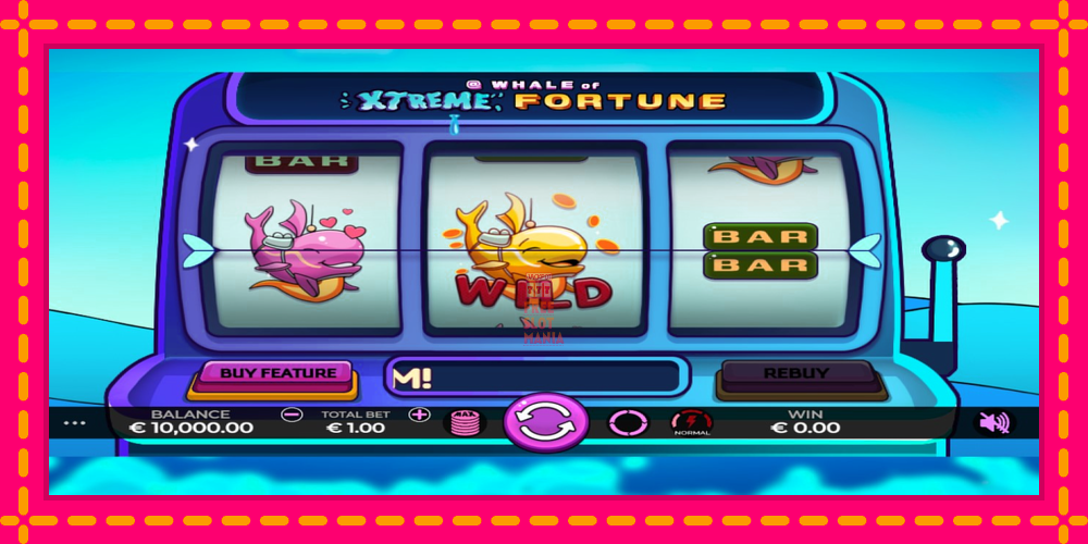 Automat Whale of Xtreme Fortune z jasną grafiką, zdjęcie 1