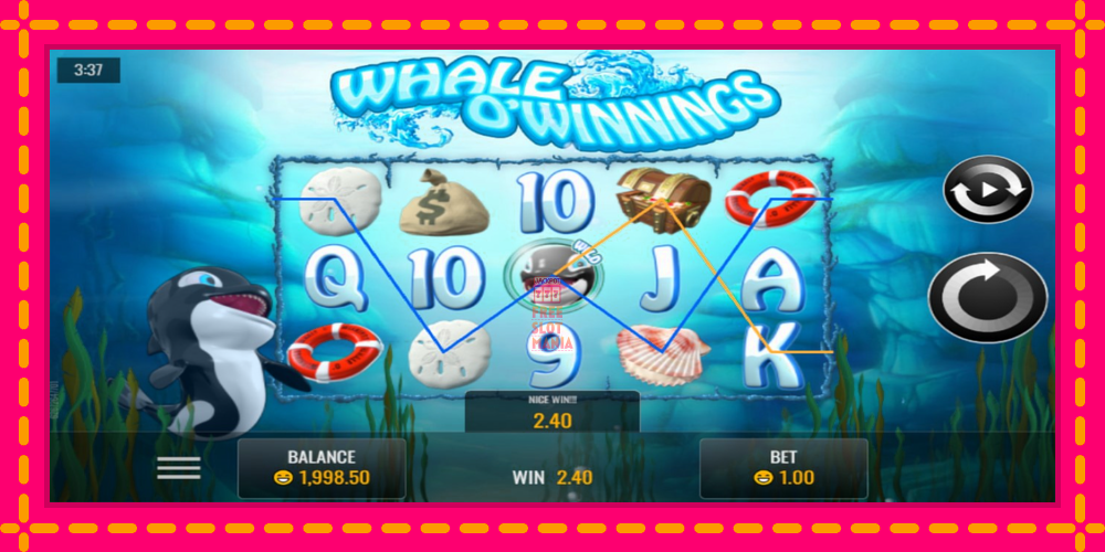 Automat Whale O’Winnings z jasną grafiką, zdjęcie 2