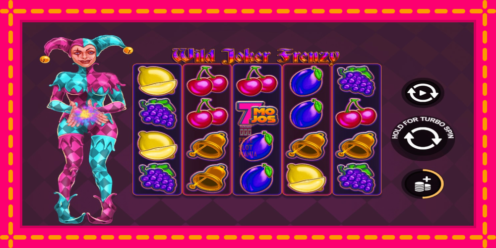 Automat Wild Joker Frenzy z jasną grafiką, zdjęcie 1