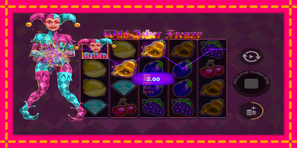 Automat Wild Joker Frenzy z jasną grafiką, zdjęcie 2