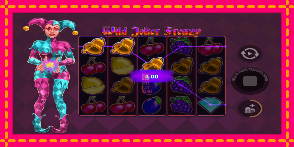 Automat Wild Joker Frenzy z jasną grafiką, zdjęcie 4